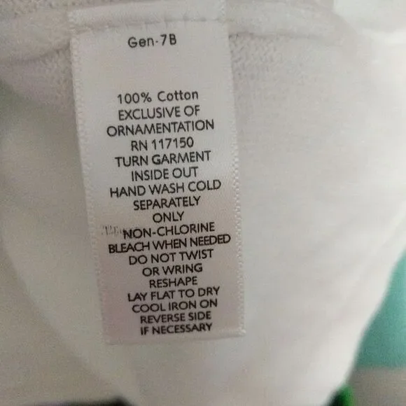 NWT Quacker Factory whimsical floral print rhinestone cotton cardigan size Med - Picture 5 of 8